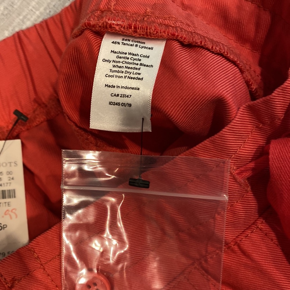 Talbots drawstring, roll tab pants - Picture 6 of 6